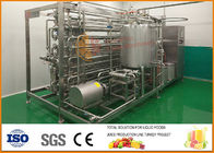 small capacity 500kg/h Fruit And Vegetable Juice Tubular UHT Sterilizating Machine