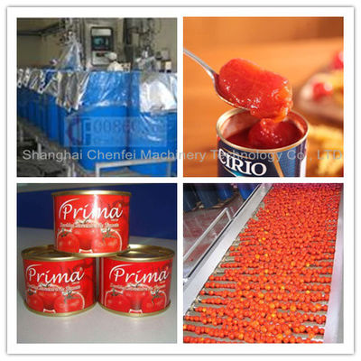 Hoàn thành dây chuyền sản xuất bột cà chua Tin Can Ketchup Bảo hành 1 năm